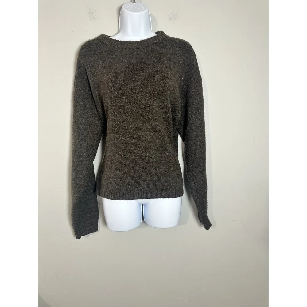 Commense Lightweight Cloud Weather Pullover Sweater‎ Brown EUC Size S